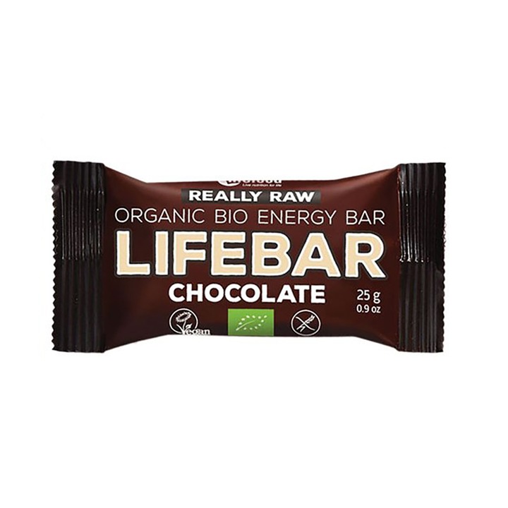 Baton cu ciocolata raw bio 25g