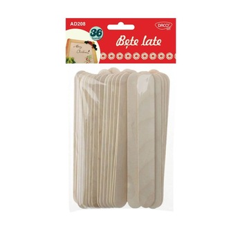 Bete Late DACO, Lungime 14.8 cm, 36 Buc/Set, Culoare Natur Bete Late DACO, Lungime 14.8 cm, 36 Buc/Set, Culoare Natur