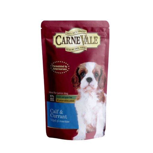 Hrana umeda pentru caini Carnevale Dog Plic Vita/Cerb/Afine125 g