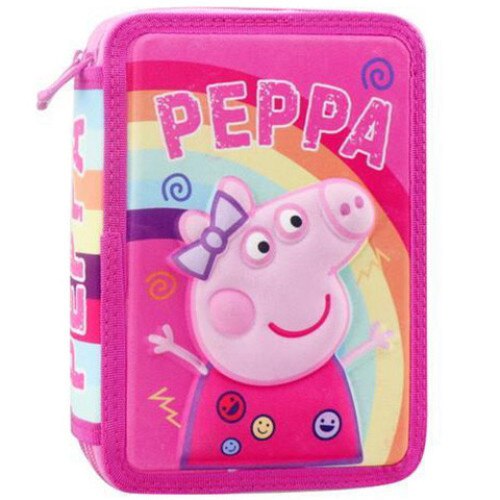 Penar echipat cu 2 compartimente si imprimeu 3D Peppa Pig