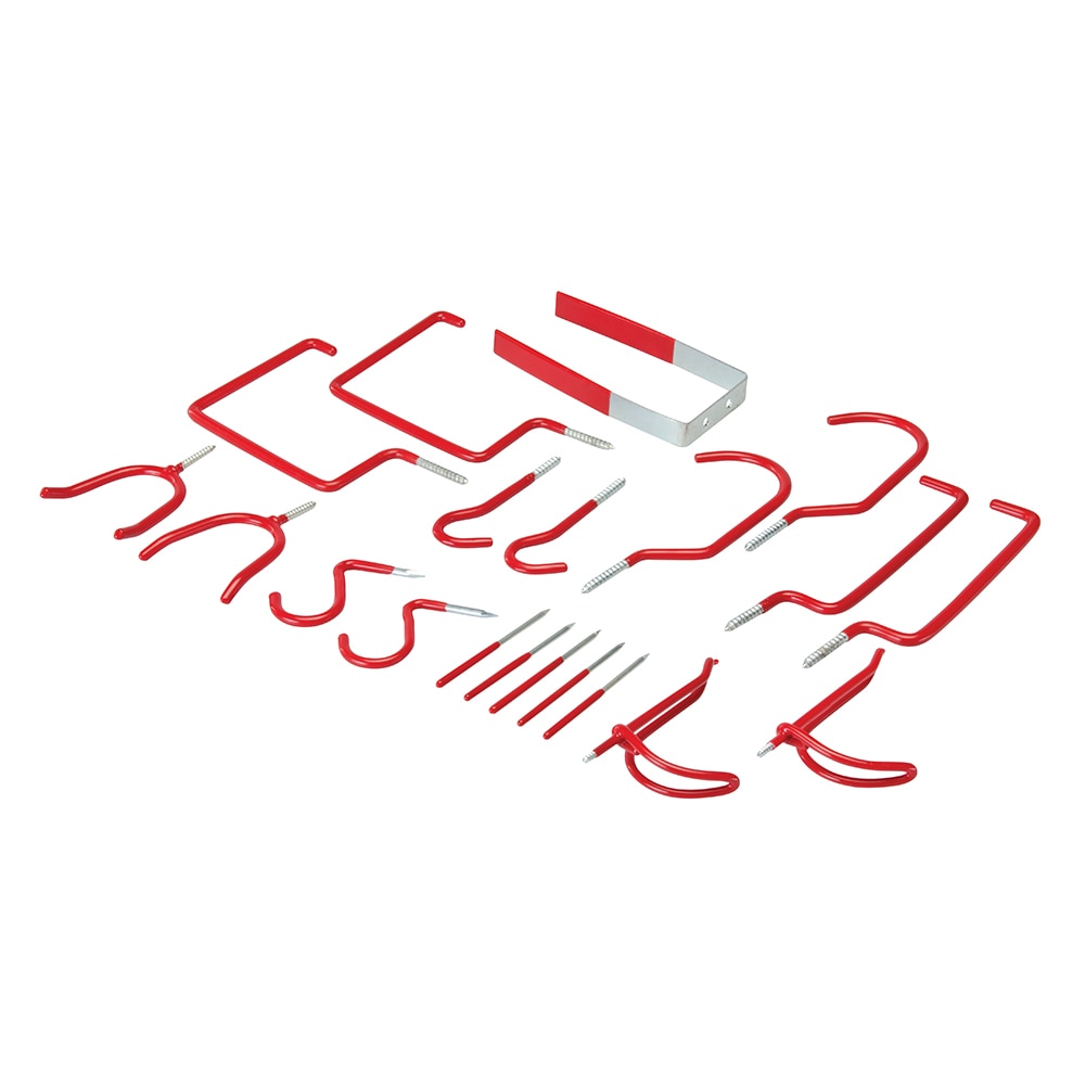 Set 20 piese carlige universale cauciucate, agatat diverse, 55 - 180mm, Fixman