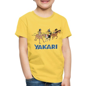 Tricou Yakari baieti, galben, marimea 104-110 cm Tricou Yakari baieti, galben, marimea 104-110 cm