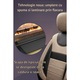 Huse scaune auto Universale, editia Dynamic, Material Textil, Insertii Piele Ecologica, 11 piese, SMARTIC®, bej