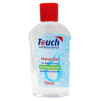 Gel dezinfectant pentru maini Touch, Clasic cu efect antibacterian, 112 ml Gel dezinfectant pentru maini Touch, Clasic cu efect antibacterian, 112 ml