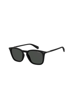 Polaroid, Ochelari de soare patrati polarizati, Negru, 52-19-145 Standard Polaroid, Ochelari de soare patrati polarizati, Negru, 52-19-145 Standard