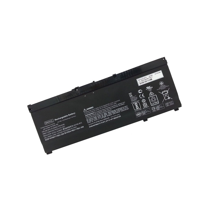 Батерия за лаптоп HP Pavilion Gaming 15-cx0, SR03XL Premium, Li-Polymer, 4550mAh, 3 клетки, 11.55V