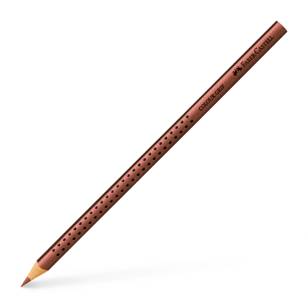 Creion Colorat Grip Faber-Castell, Cupru Metalic