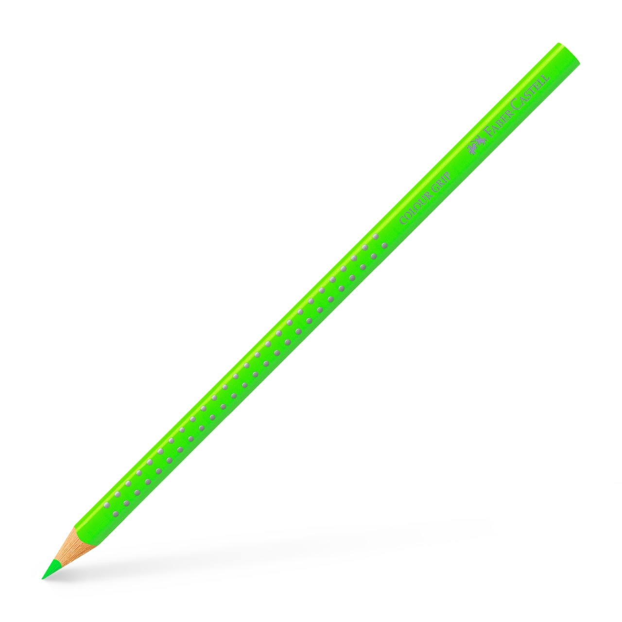 Creion Colorat Grip Faber-Castell, Verde-Neon