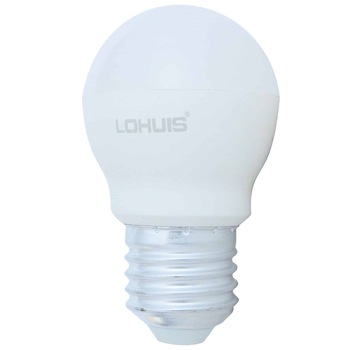 Bec LED LOHUIS, forma sferic, E27, 8W, 25000 ore, lumina rece Bec LED LOHUIS, forma sferic, E27, 8W, 25000 ore, lumina rece