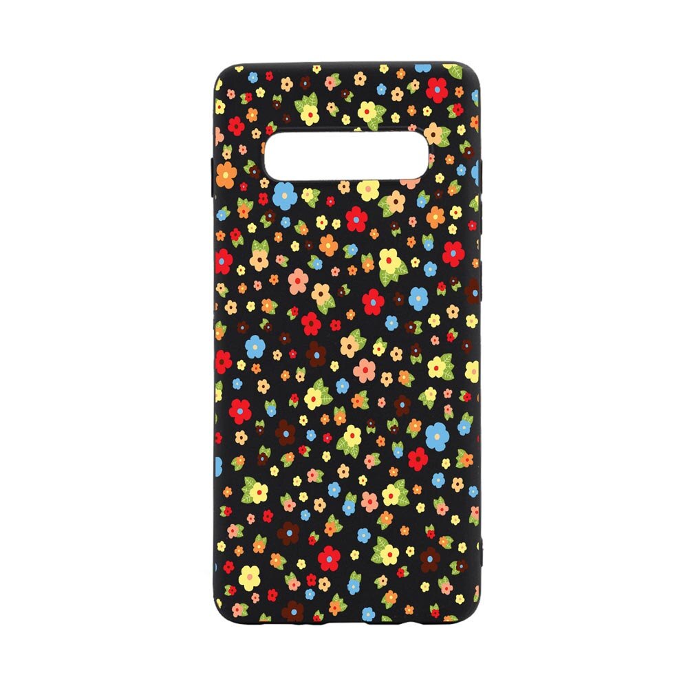 Husa Samsung Galaxy S10, Flori - culorile pastel, rezistenta la uzura, anti-alunecare, din silicon Premium, B501
