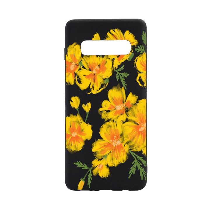Силиконов калъф Unique за Samsung Galaxy S10 Plus, Tropical Flowers, B502