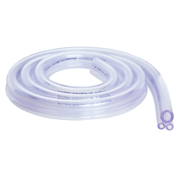 Furtun transparent triplu pentru lapte si vacuum, 24x14 - 2x13x7, Sezer