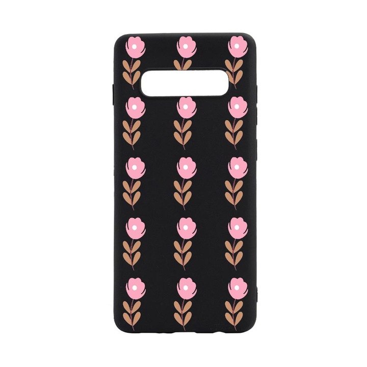 Силиконов калъф Unique за Samsung Galaxy S10 Plus, Flowers - Pastel colors, B505