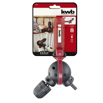 Dispozitiv pentru masina de gaurit la unghi 360° cu mandrina rapida 1mm - 10mm, KWB Professional Dispozitiv pentru masina de gaurit la unghi 360° cu mandrina rapida 1mm - 10mm, KWB Professional