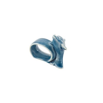 Set inele servetele Sea Club, 12 bucati ,ceramica, model delfin, 8x3,5x6,5cm Set inele servetele Sea Club, 12 bucati ,ceramica, model delfin, 8x3,5x6,5cm