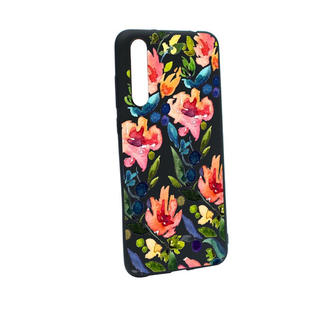 Husa Silicon Flowers Spring, compatibila cu Sony Xperia 10 III, rezistenta la uzura, anti-alunecare, B628