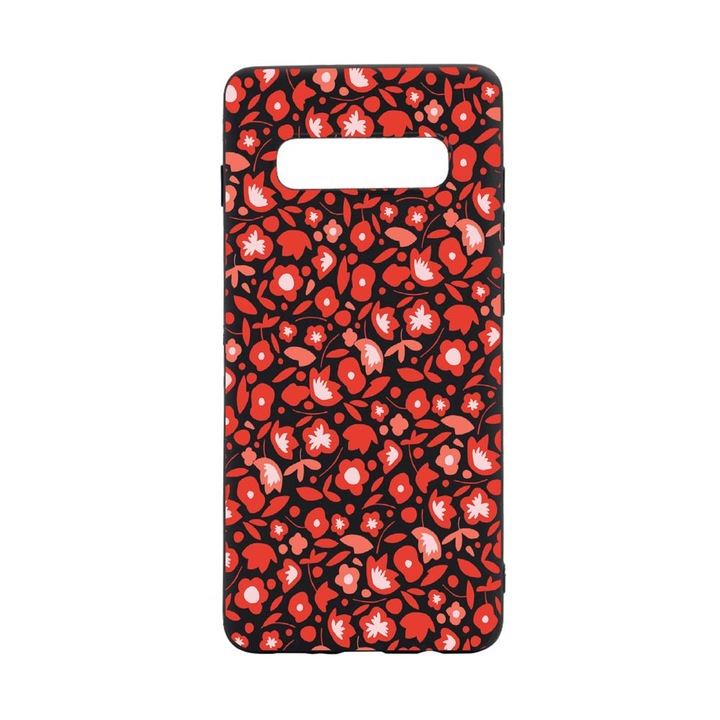 Силиконов калъф Unique за Samsung Galaxy S10 Plus, Flowers, B631