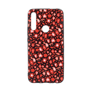 Husa Huawei Y7 2019, Flowers, rezistenta la uzura, anti-alunecare, din silicon Premium, B631 Husa Huawei Y7 2019, Flowers, rezistenta la uzura, anti-alunecare, din silicon Premium, B631