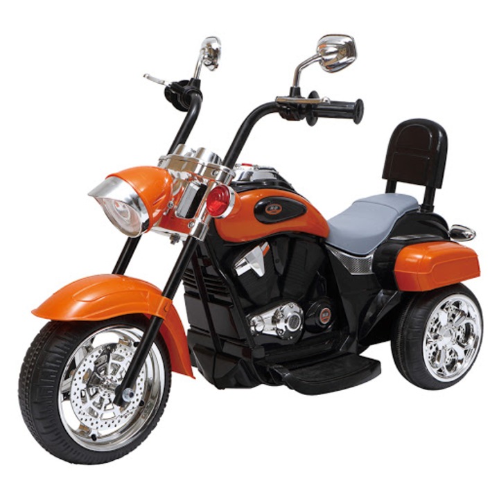 Motocicleta electrica Night Chopper, portocaliu