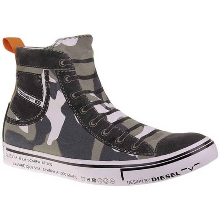 Diesel férfi tornacipő, terepszínű