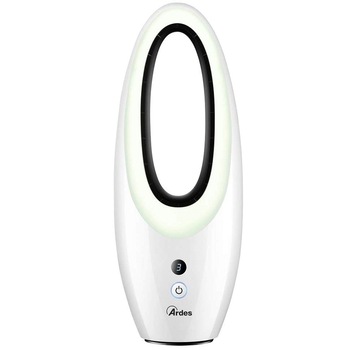 Ventilator fara elice AR5BL2 Muna Ardes, 3 viteze, Display LED, Telecomanda, Timer 9 h, Comenzi Touch, Lumina nocturna LED Ventilator fara elice AR5BL2 Muna Ardes, 3 viteze, Display LED, Telecomanda, Timer 9 h, Comenzi Touch, Lumina nocturna LED