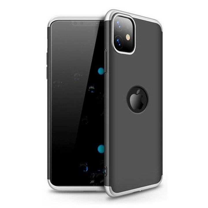 Husa Shield 360 GKK pentru iPhone 11 Pro Max Black/Silver