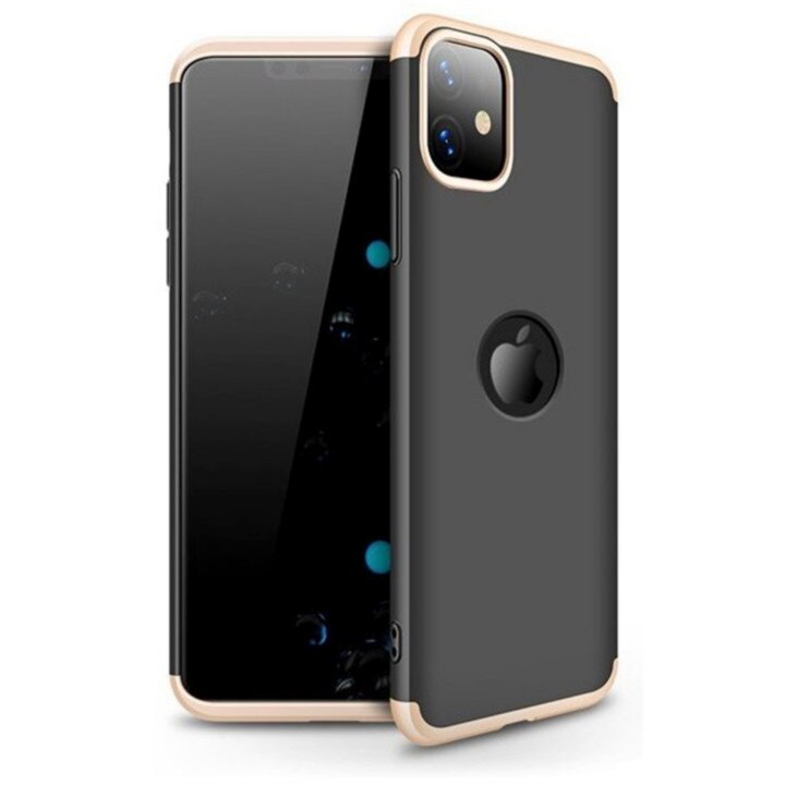 Husa Shield 360 GKK pentru iPhone 11 Pro Black/Gold