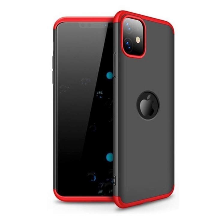 Husa Shield 360 GKK pentru iPhone 11 Pro Max Black/Red