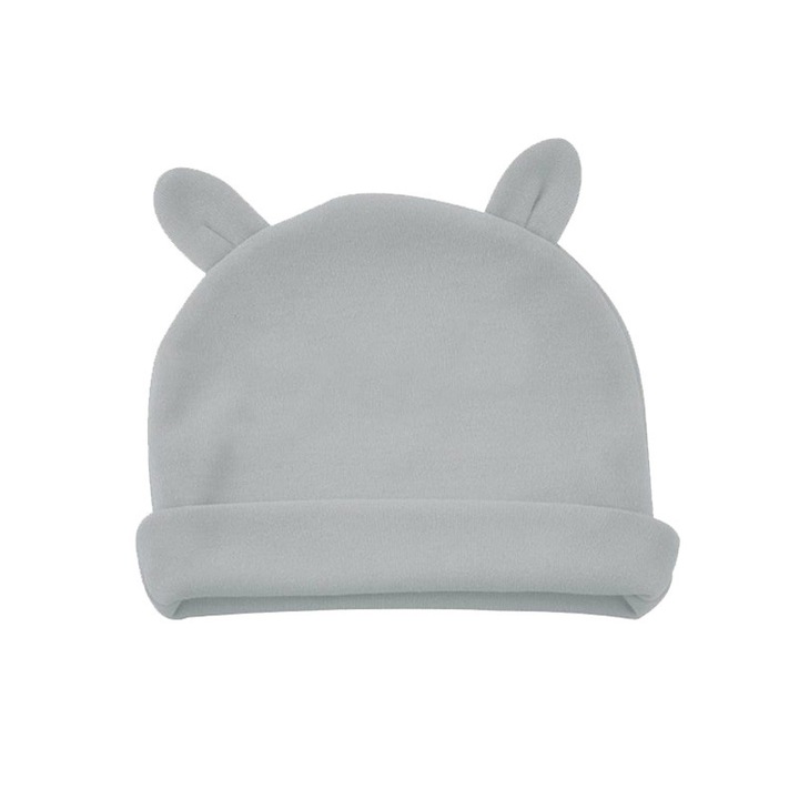 Caciulita nou nascut BabyJem Newborn Grey