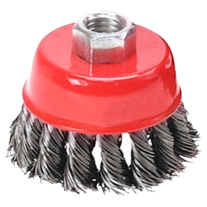 DRÓTKORONG FAZÉKKEFE SODROTT M14 100mm