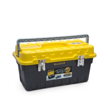 Cutie de depozitare Handy, 458 x 247 x 233 mm, Galben/negru Cutie de depozitare Handy, 458 x 247 x 233 mm, Galben/negru