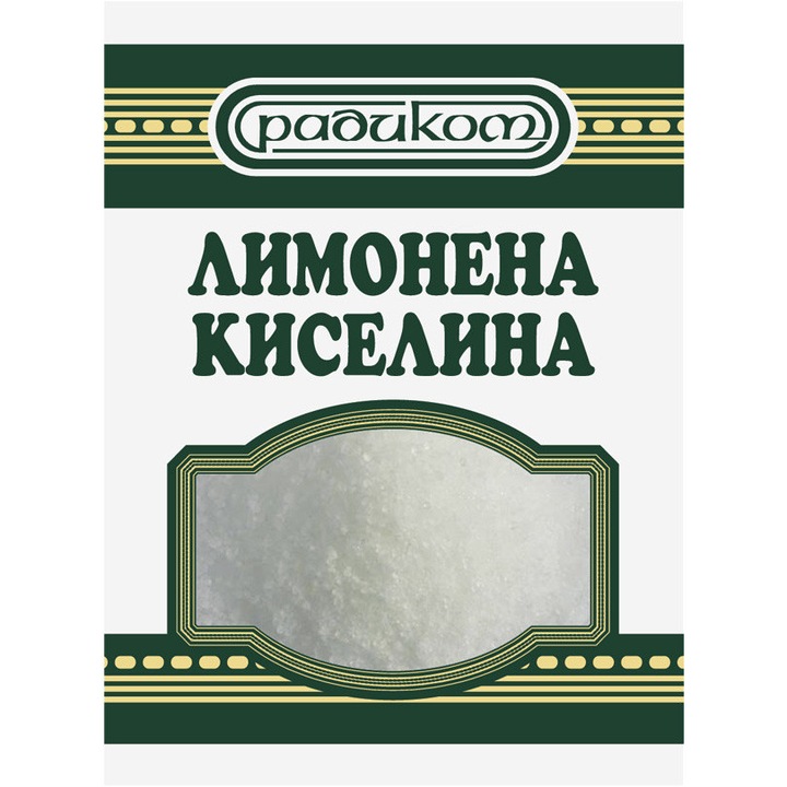 Лимонена киселина Радиком, 10гр., Стек 20бр