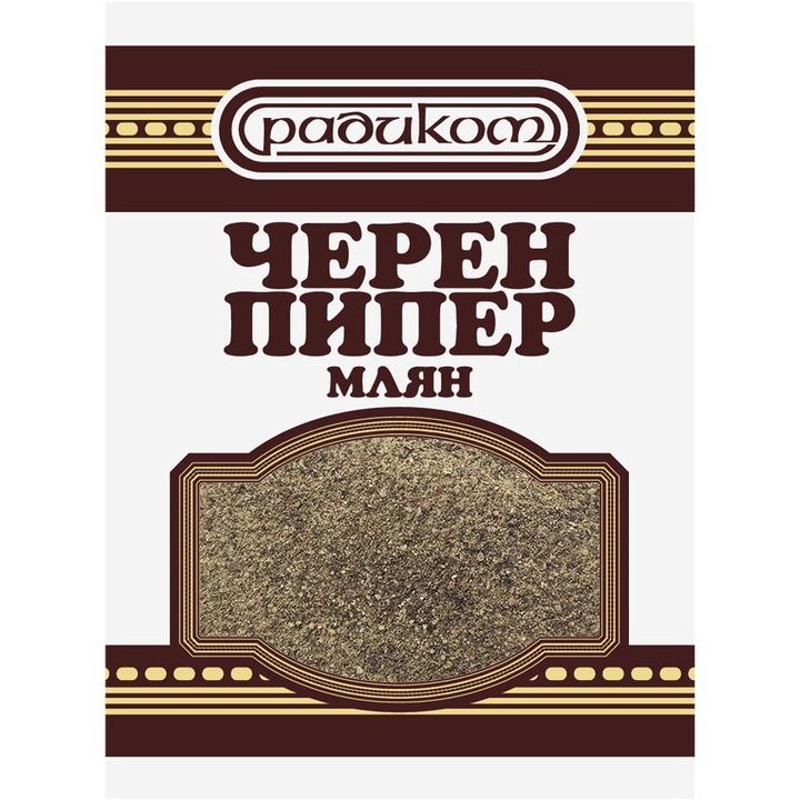 Черен пипер млян Радиком, 10гр., Стек 20бр