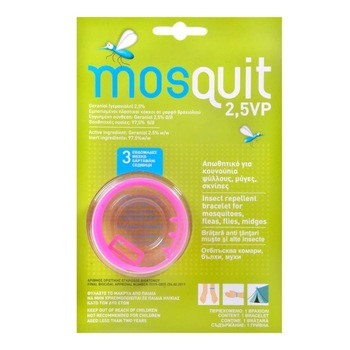 Bratara anti tantari, Zola®, roz, ajustabila, cu miros placut Bratara anti tantari, Zola®, roz, ajustabila, cu miros placut