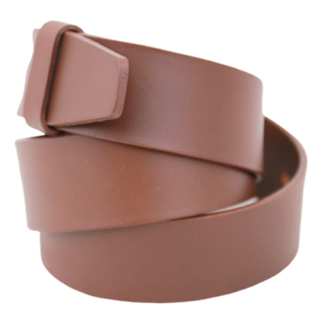 Curea barbati blugi Caza Pelletteria piele naturala Maro 120CM