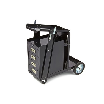 Carucior pentru sudura, 4 sertare, model 3, negru, 70 x 40 x 72 cm Carucior pentru sudura, 4 sertare, model 3, negru, 70 x 40 x 72 cm