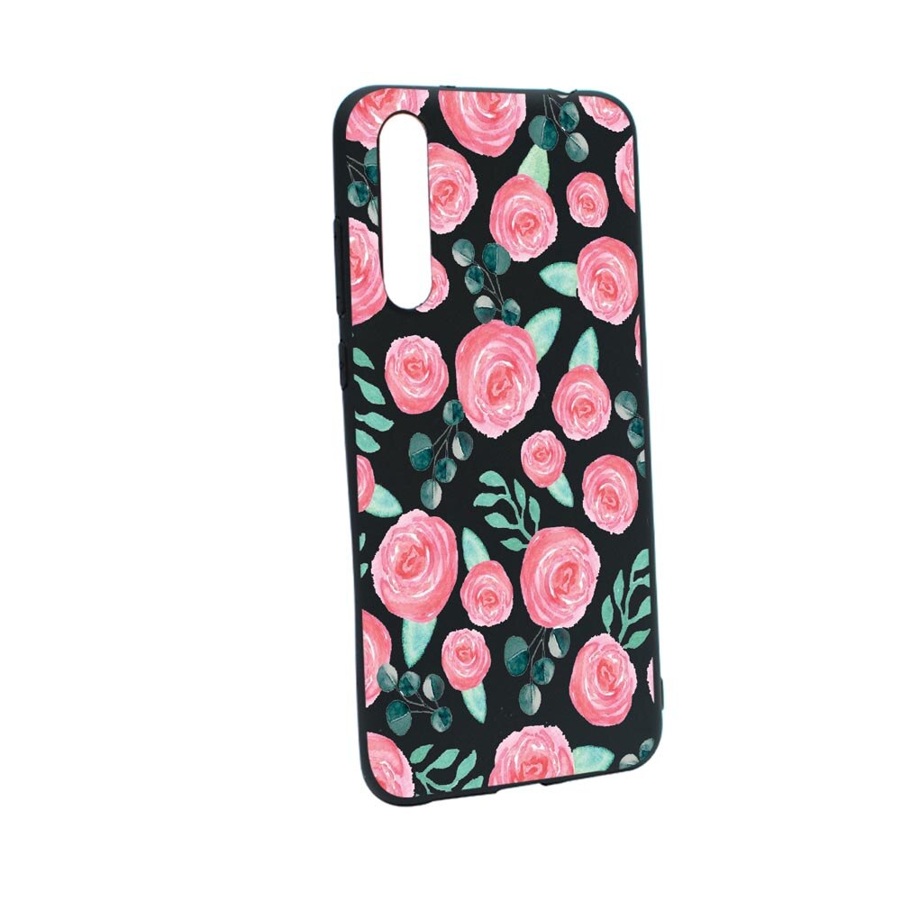 Husa Silicon Rose Pattern, compatibila cu Sony Xperia 10 III, rezistenta la uzura, anti-alunecare, B640