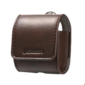 Husa UGREEN Eco Leather AirPods, Curea Anti-Dropping, Maro Husa UGREEN Eco Leather AirPods, Curea Anti-Dropping, Maro