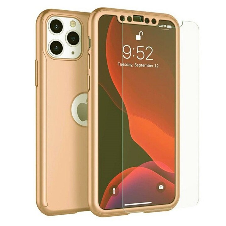 Husa 360 pentru iPhone 11 Pro Gold