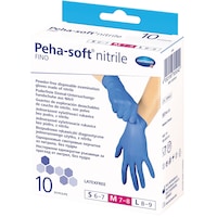 Set 10 manusi nitril FINO, HARTMANN, nepudrate, fara latex, marime M