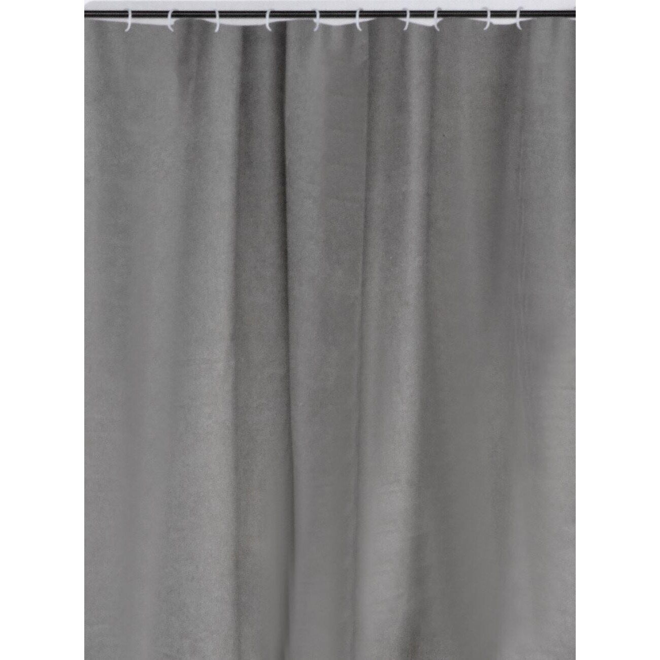 Perdea pentru baie, culoare gri, material poliester, dimensiune 180 x 180 cm