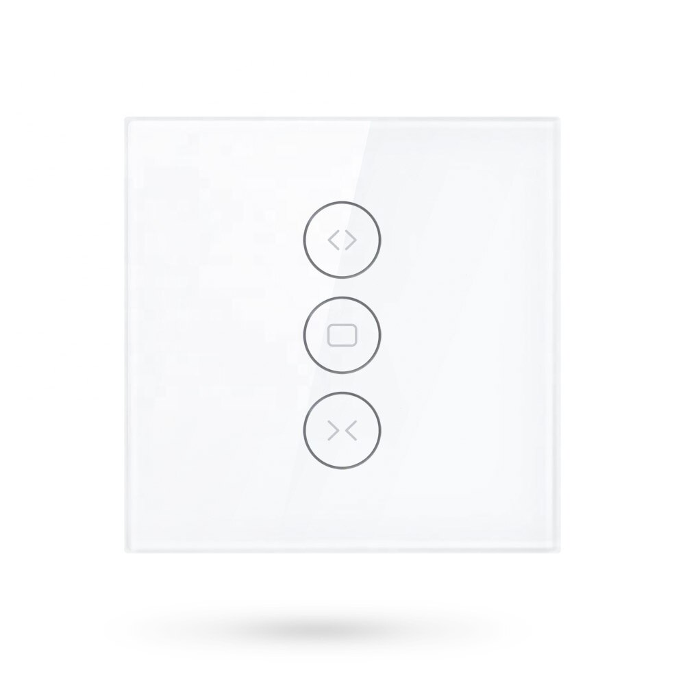 Intrerupator inteligent pentru jaluzele cu touch PNI SafeHome PT133J WiFi, 600W, comanda prin internet, aplicatie de mobil Tuya Smart, integrare in scenarii si automatizari smart cu alte produse compatibile Tuya, Alexa si Google Assistant