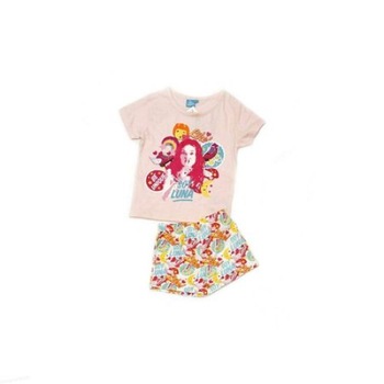 Pijama de vara ,cu maneca scurta ,Soy Luna, Roz 384 Pijama de vara ,cu maneca scurta ,Soy Luna, Roz 384