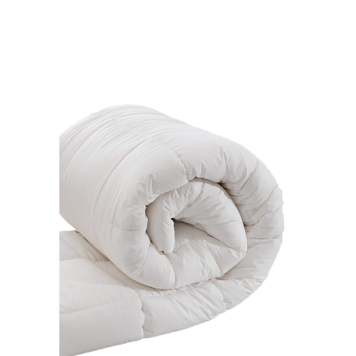 Pilota Puf Microsoft Subtire, 195 x 215 cm , culoare alba