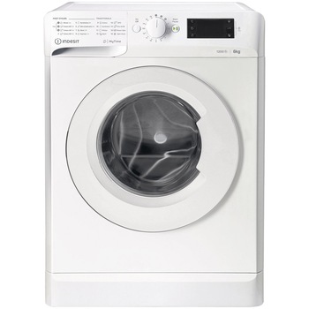 Masina de spalat rufe Slim Indesit MTWSE61252WEE, 6kg, 1200 RPM, Clasa F, MyTime, Fast Cycles, Alb Masina de spalat rufe Slim Indesit MTWSE61252WEE, 6kg, 1200 RPM, Clasa F, MyTime, Fast Cycles, Alb