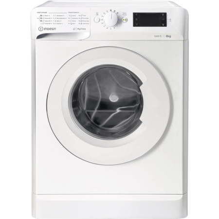 Masina de spalat rufe Slim Indesit MTWSE61252WEE, 6kg, 1200 RPM, Clasa A+++, MyTime, Fast Cycles, Alb