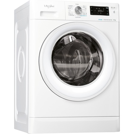 Masina de spalat rufe Whirlpool FFB9448WVEE, 9kg, 1400 RPM, Clasa A+++, Tehnologia al-6lea Simt, Motor Inverter, FreshCare+, Steam Refresh,Alb