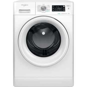 Masina de spalat rufe Whirlpool FFB9448WVEE, 9kg, 1400 RPM, Clasa C, Tehnologia al-6lea Simt, Motor Inverter, FreshCare+, Steam Refresh,Alb Masina de spalat rufe Whirlpool FFB9448WVEE, 9kg, 1400 RPM, Clasa C, Tehnologia al-6lea Simt, Motor Inverter, FreshCare+, Steam Refresh,Alb