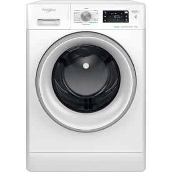 Masina de spalat rufe Whirlpool FFB8248SVEE, 8kg, 1200 RPM, Clasa C, Tehnologia al-6lea Simt, Motor Inverter, FreshCare+, Steam Refresh, Alb Masina de spalat rufe Whirlpool FFB8248SVEE, 8kg, 1200 RPM, Clasa C, Tehnologia al-6lea Simt, Motor Inverter, FreshCare+, Steam Refresh, Alb