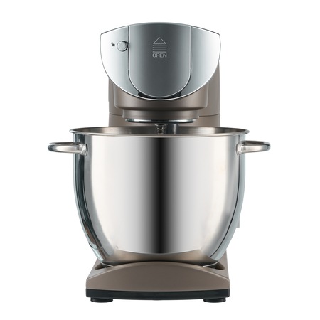 Robot de bucatarie Heinner Calypso 1500 HPM-L1500DC, 1500W, bol inox 5.5L, 6 viteze + Pulse, angrenaje metalice, tel din inox, paleta si carlig din aluminiu turnat, accesoriu masina de tocat inclus, iesire pentru accesoriu blender, Auriu